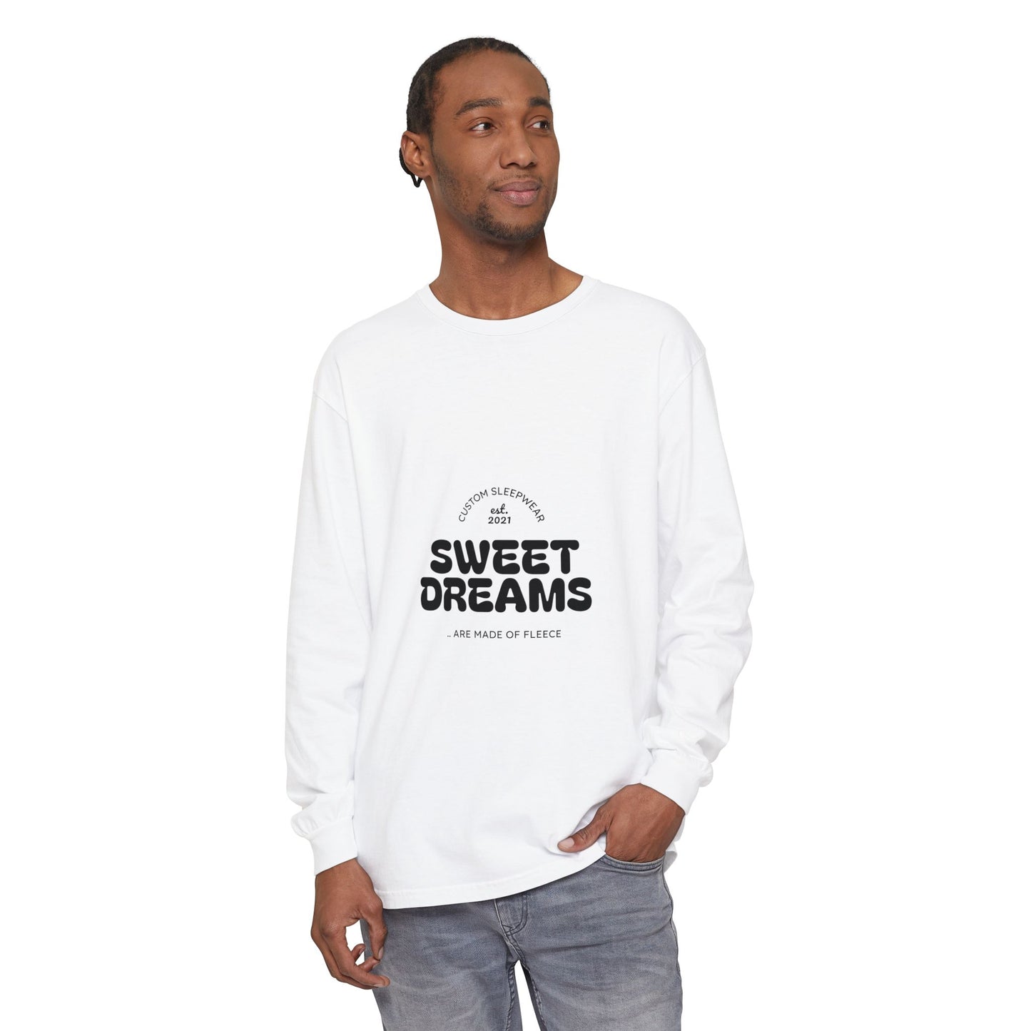 Unisex Garment-dyed Long Sleeve T-Shirt