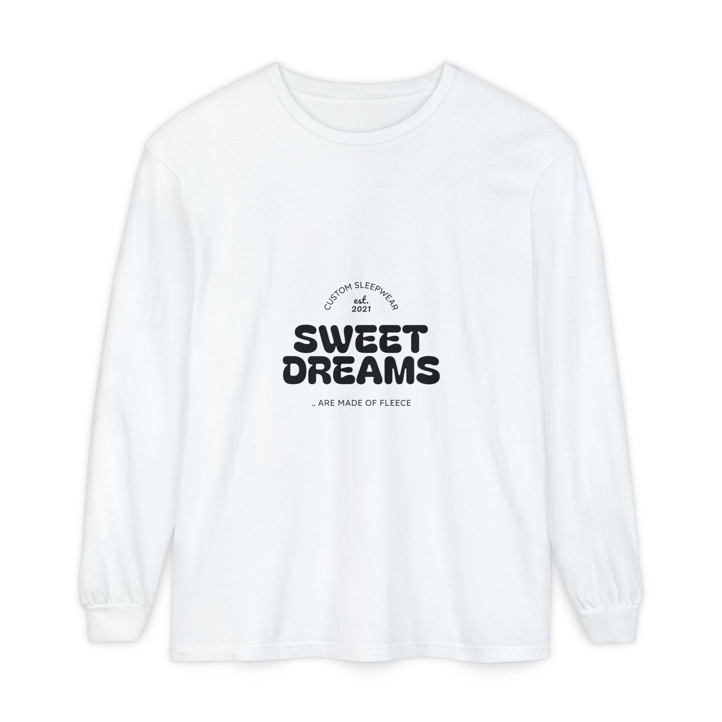 Unisex Garment-dyed Long Sleeve T-Shirt