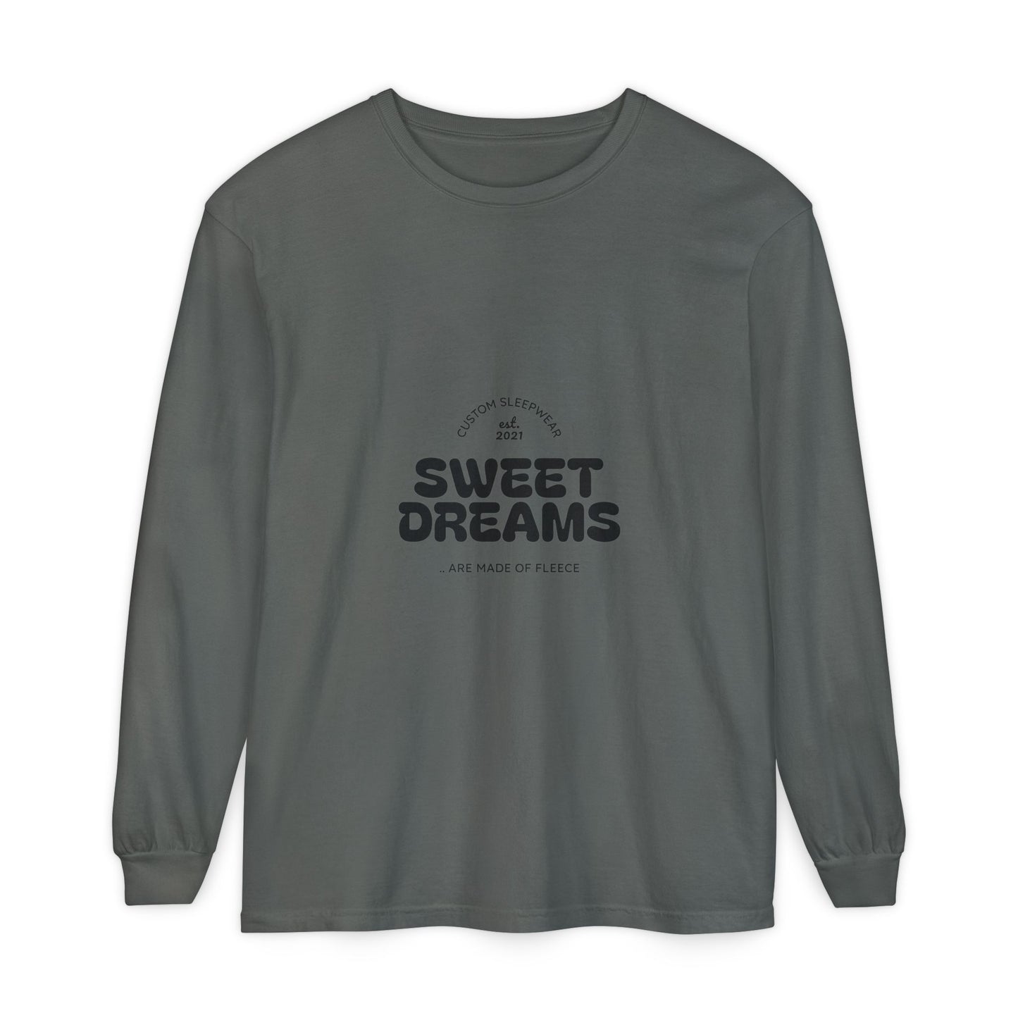 Unisex Garment-dyed Long Sleeve T-Shirt
