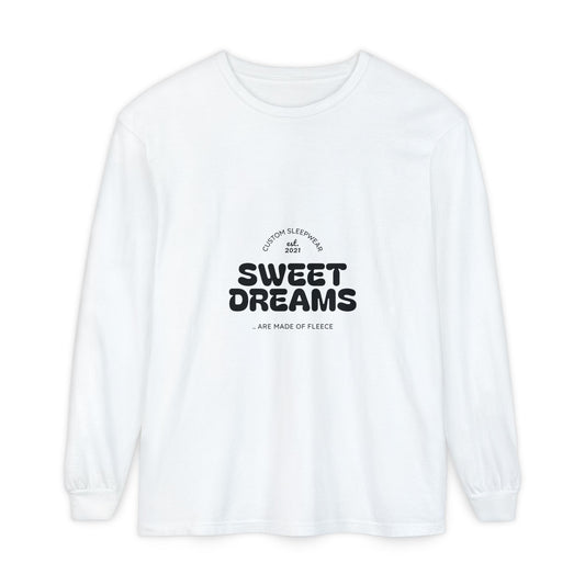 Unisex Garment-dyed Long Sleeve T-Shirt